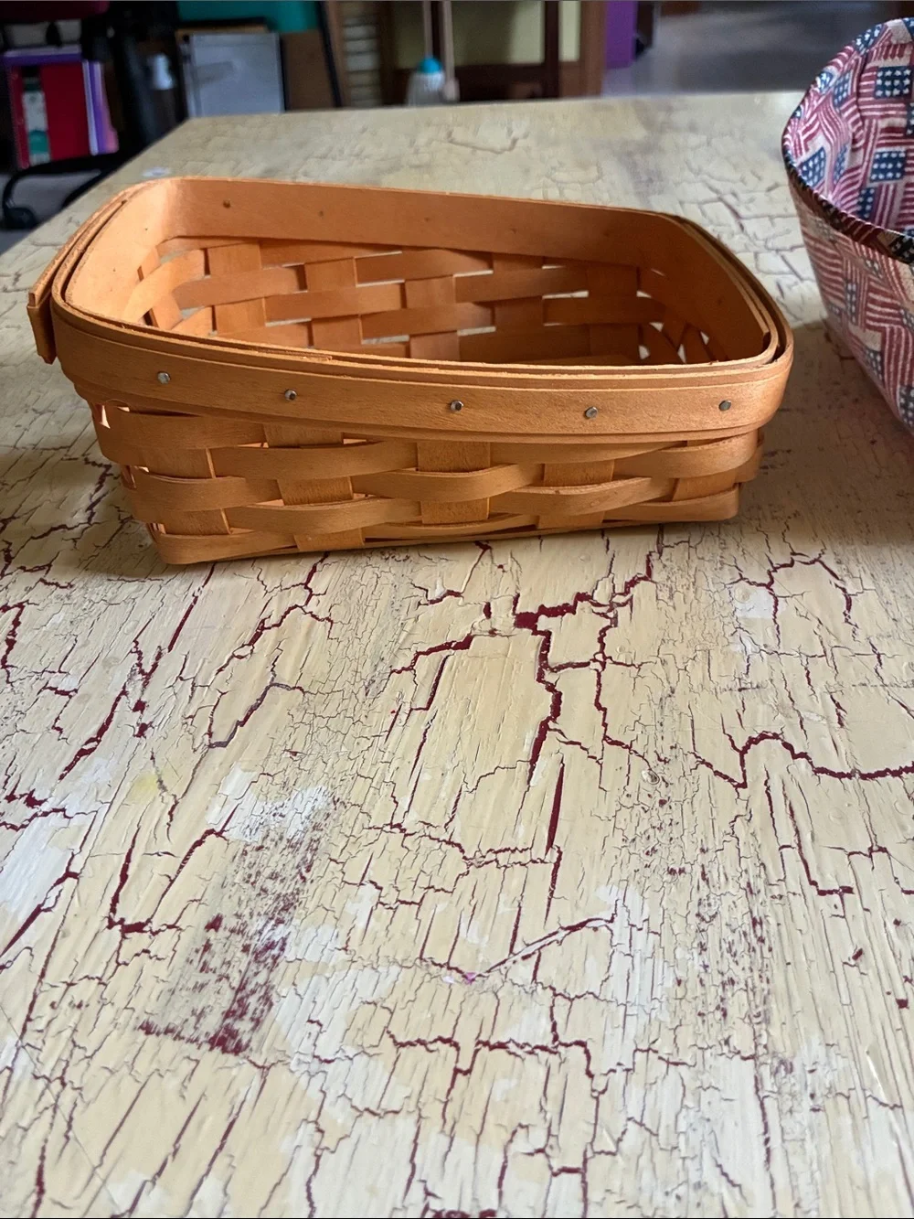 Vintage Longaberger Note Pad Basket with liner & protector